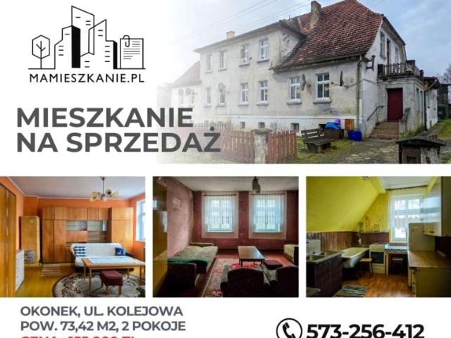 Kolejowa 73,42 m², Okonek
