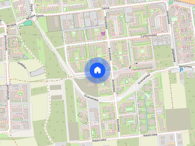 Koralowa | 2 pokoje | parking | od października