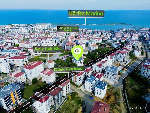 KÖRFEZ BÖLGESİNDE CAM BALKONLU LÜKS 1+1 DAİRE