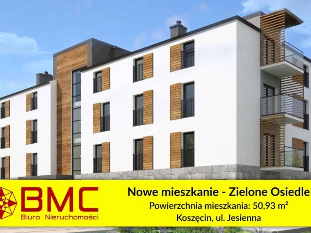 Nowoczesne 2 pokojowe mieszkanie z balkonem i garażem