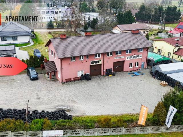 Lokal 2w1 warsztat wulkanizacyjny i restauracja z pełnym wyposażeniem