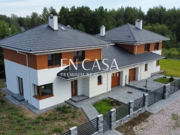 Nowoczesny dom bliźniaczy 142m2 z ogrzewaniem podłogowym