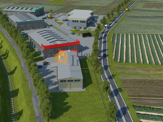 Nowoczesny park biznesowy Kozów 1000 m2 z magazynami i biurami