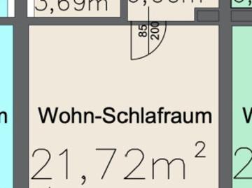 Klagenfurt: Einzimmerwohnung mit Loggia im 1. OG Top 115