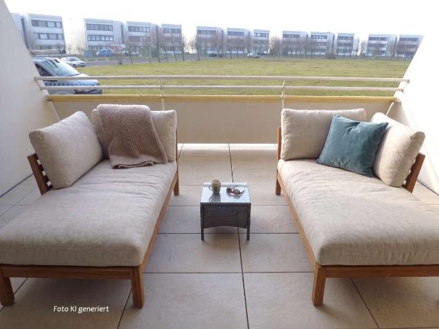 KLASSE STRANDTERRASSE! Lieblingsplatz, Barrierefrei, mit Terrasse und Parkplatz