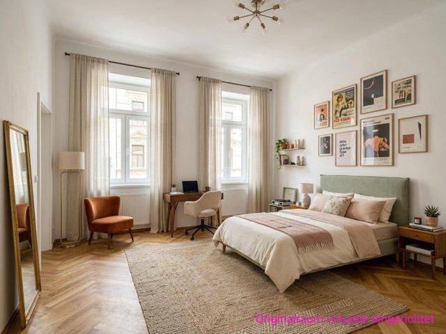 ZUM VERLIEBEN! TRAUMHAFT SANIERTE 3 ZIMMER WOHNUNG IM STILALTBAU, BALKON IN DEN LAUSCHIGEN INNENHOF MÖGLICH