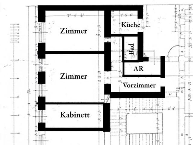 Klassische Altbauwohnung