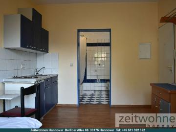Kleefeld, 1 Zimmer Apartment mit Blick zum Garten, Internet inklusive