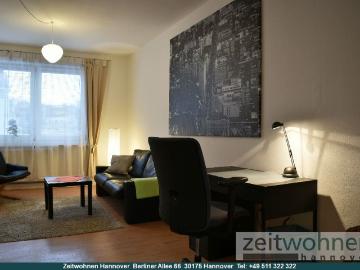 Kleefeld, Kantplatz, Eilenriede, 1 Zimmer Wohnung mit Balkon, Internet, Parkplatz
