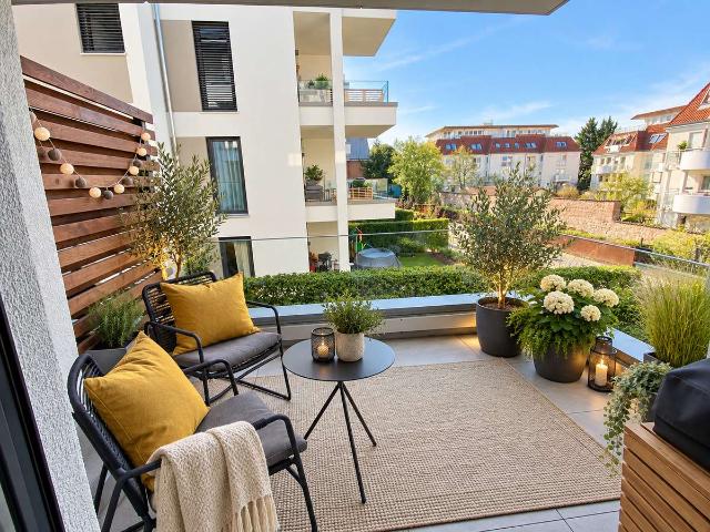Klein, fein, außergewöhnlich 2 Zimmer Wohnjuwel mit Wellnessbad & Südwestbalkon