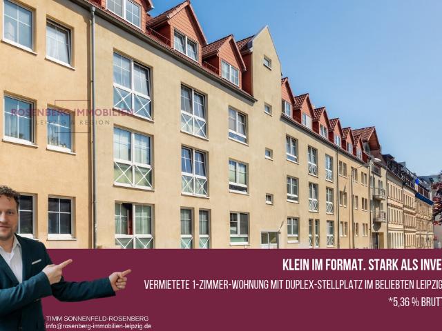Klein kaufen, clever investieren: Vermietetes Apartment mit 5,36 % Bruttorendite in Altlindenau!