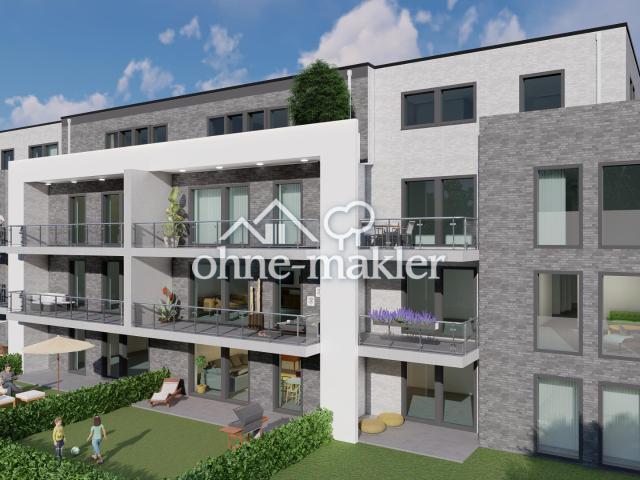 Kleine Penthouse Wohnung mit Terrasse Erdwärme, Aufzug, Stellplatz usw