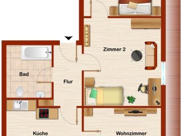 Kleine Wohnung zu sofort möglich!