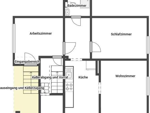 KLEINES HAUS IN RUHIGER LAGE.