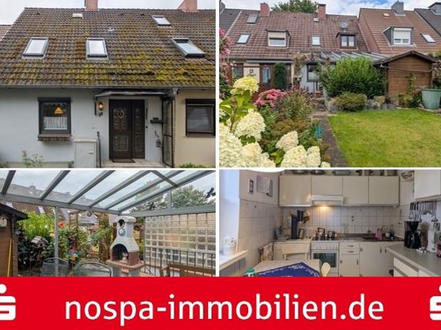Kleines vollunterkellertes Reihenmittelhaus in ruhiger Lage von Schleswig Nord