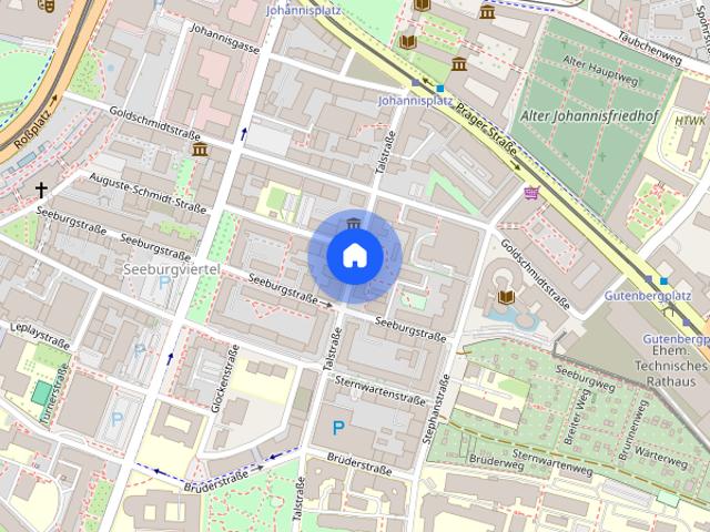 kleines 1 Zimmerapartment mit Fußbodenheizung am Leipziger Zentrum!