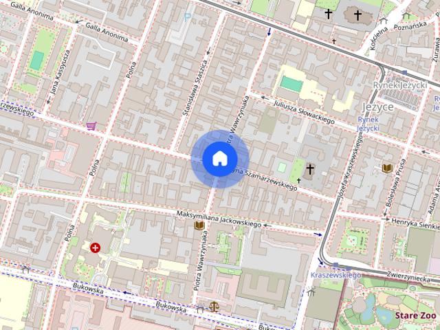 Klimatyczna, niezależna kawalerka w centrum BEZ PROWIZJI
