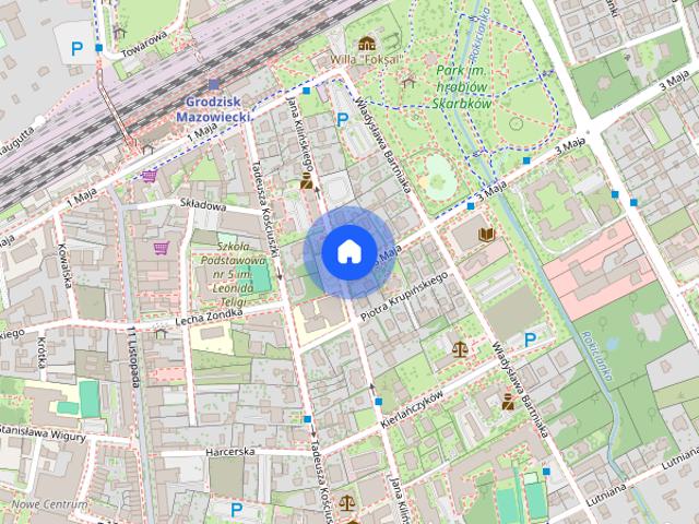 Klimatyczne mieszkanie kawalerka na wynajem, centrum Grodzisk Maz