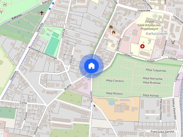 Klimatyczne mieszkanie w Centrum Miasta, Ogrodzony teren!