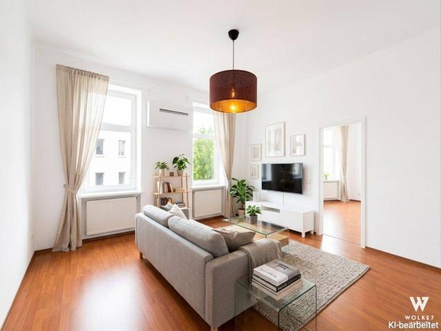 Stilvoller 3 Zimmer Altbau mit Klimaanlage | 2. Liftstock | nahe U1 Troststraße