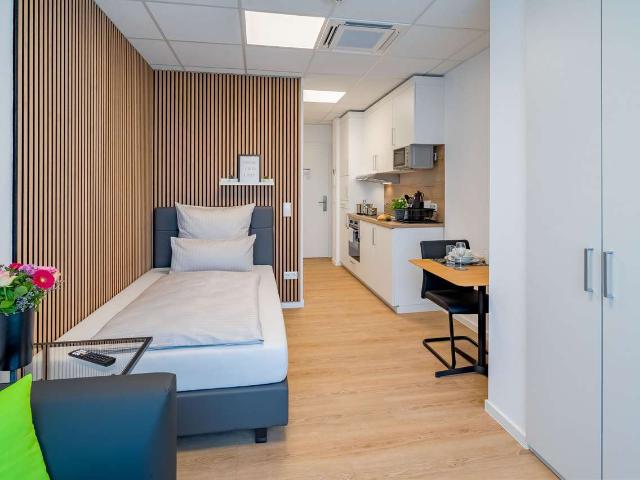 Klimatisiertes Single Apartment, voll möbliert & ausgestattet in Hainburg