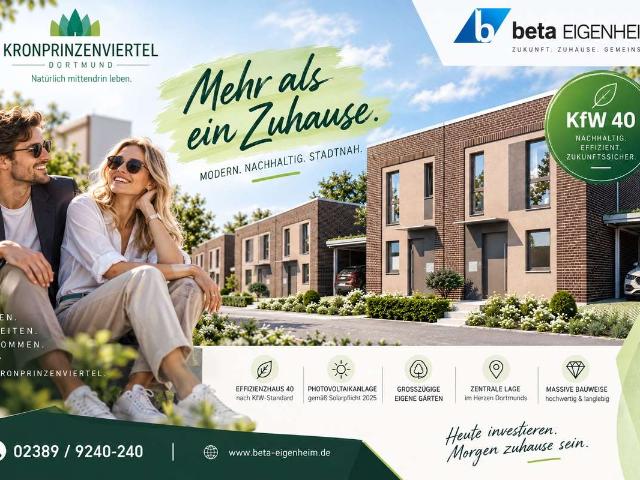 Kronprinzenviertel Neubau DHH im KfW 40 Standard