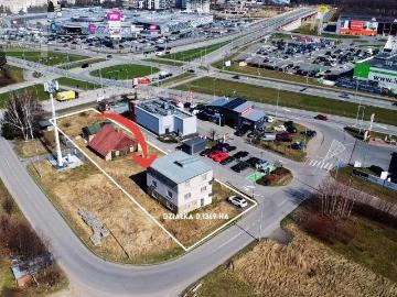 Krosno, działka 1369 m2 z domem i potencjałem inwestycyjnym