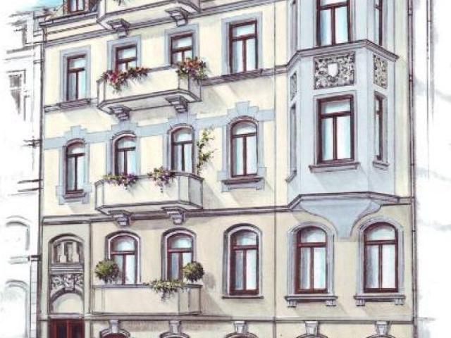 Krausenstr. 20, Wohnung 8 ~~~ Dachgeschoss, Balkon, Bad mit Wanne und Dusche, Keller