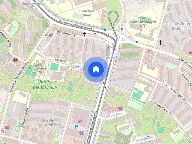 Kraków | 54 m² | 3 pokoje | Taras | Winda | Czyżyny