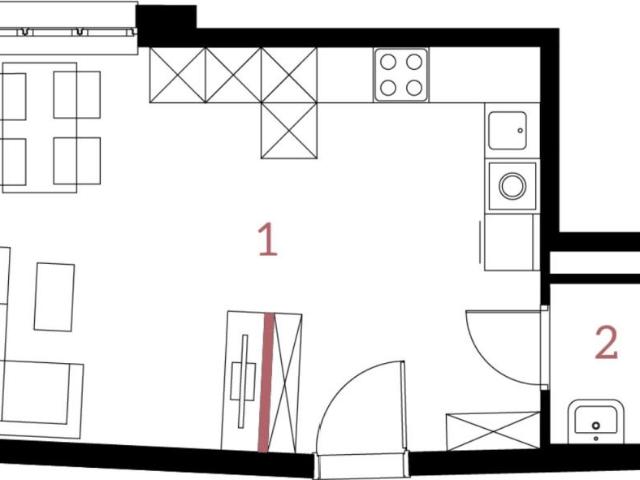 Kraków Apartament 31,5 m² w rewitalizowanej fabryce