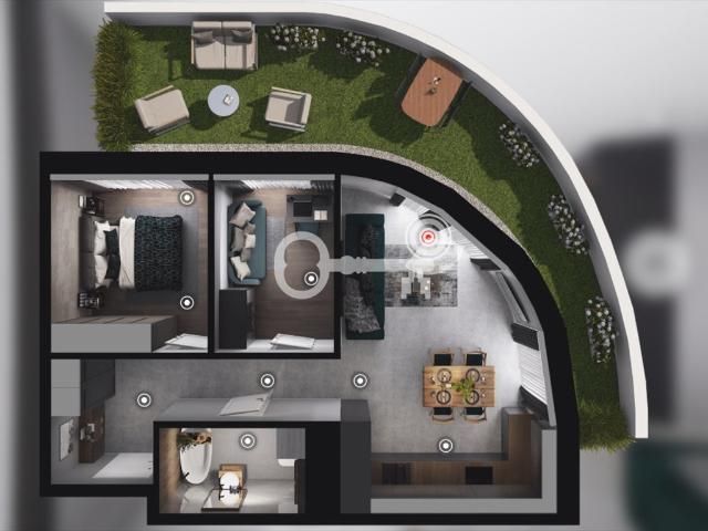 Apartamenty z widokiem na Wisłę w Wiślane Tarasy 2.0