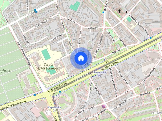 Kraków, Dębniki, Dworska, mieszkanie, do wynajęcia, 3 pokoje
