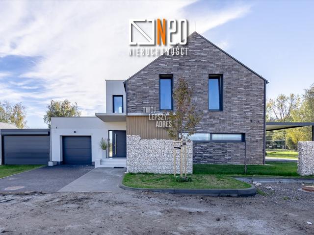 Nowoczesna willa 221 m² z garażem i ogródkiem