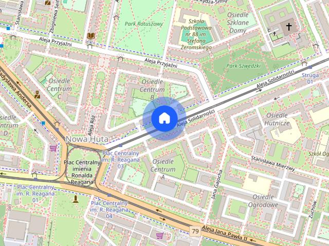 Kraków, Nowa Huta, Centrum A, mieszkanie, do wynajęcia, 2 pokoje