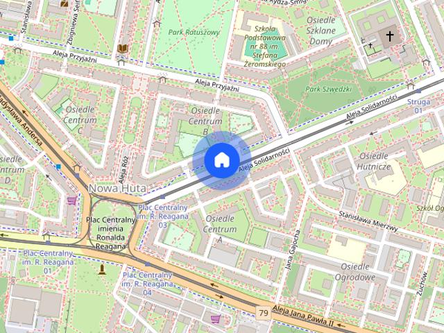 Kraków, Nowa Huta, Centrum A, mieszkanie, do wynajęcia, 2 pokoje