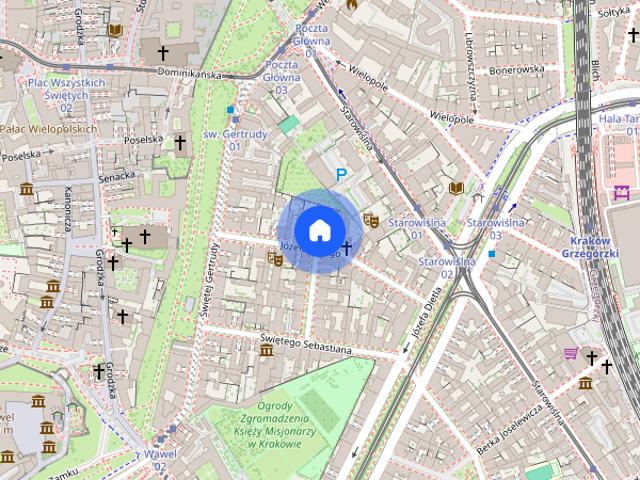 Kraków, Stare Miasto, J. Sarego, mieszkanie, do wynajęcia