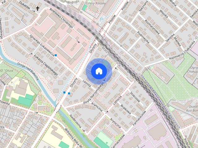 Kraków Stare Miasto, Józefa Narzymskiego