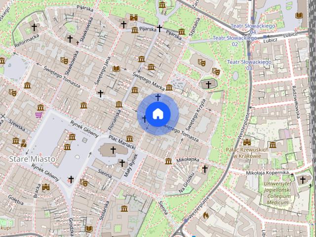 Kraków, Stare Miasto, św. Tomasza, mieszkanie, do wynajęcia, 3 pokoje