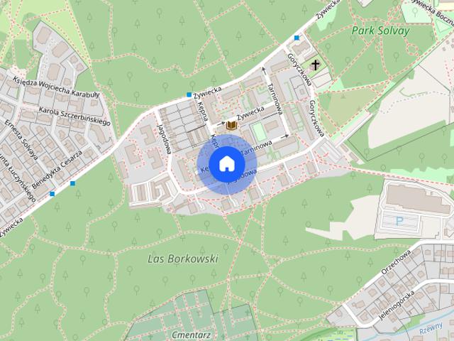 Kraków, Podgórze, Łagiewniki Borek Fałęcki, ul. Kępna