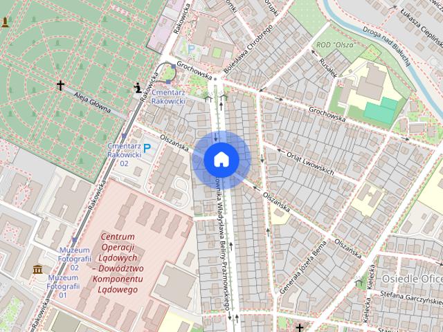 Kraków – Śródmieście/Osiedle Oficerskie – Olszańska
