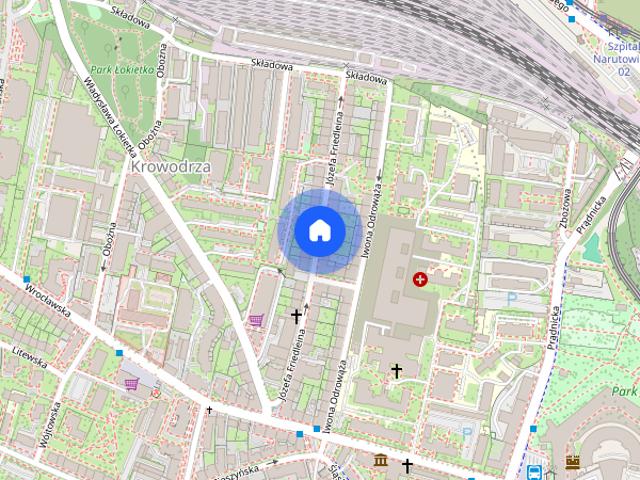 Kraków, ul. Friedleina | 60 m² | 2 pokoje | Klimatyzacja | Bez czynszu administracyjnego