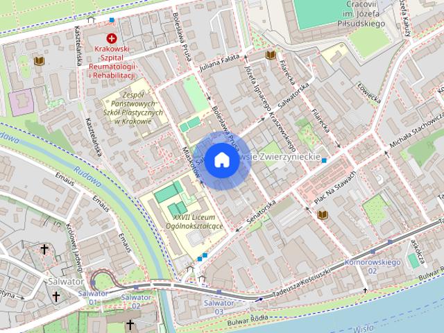 Kraków, Zwierzyniec, B. Prusa, mieszkanie, do wynajęcia, 3 pokoje