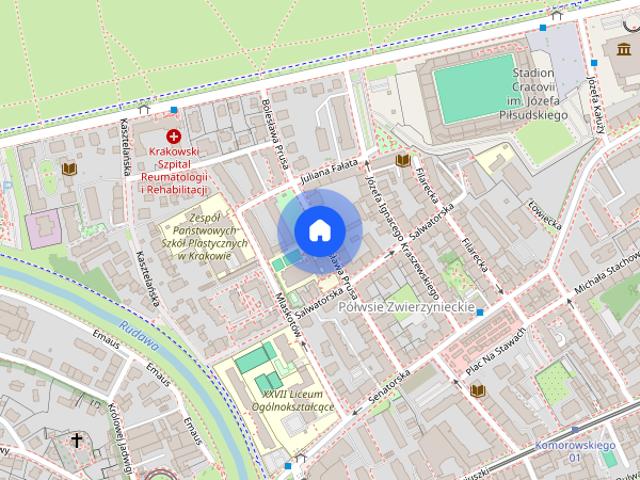 Kraków, Zwierzyniec/Salwator, B. Prusa, mieszkanie, do wynajęcia, 2 pokoje
