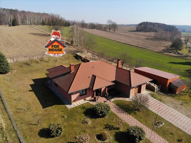 Dom parterowy z garażem w Kraszowicach, 119 m2, taras