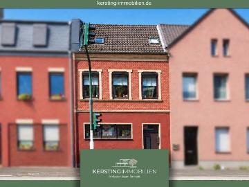 Krefeld Uerdingen! Hübsches Altbau Stadthaus mit historischer Rotklinkerfassade und sonnigem Garten!