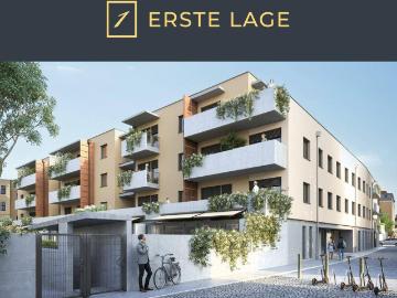 Krems, Altstadt, Neubau, Erstbezug: 3 Zimmer, 87 m² Wfl Loggia, Pflanzbeet