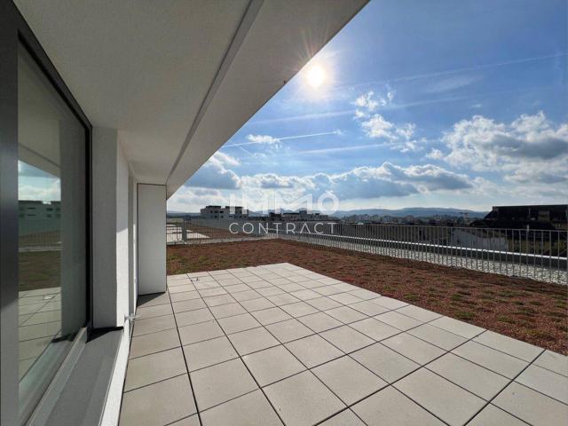 KREMSER WOHNKONZEPT TOP77/6./ 2ZI 54qm Dachterrassenwohnung, Ostbalkon, Westterrasse € 234.979,81 +2 TG € 35.161,74 > Gesamtkaufpreis € 270.141,55 klimaaktiv!