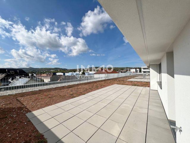 KREMSER WOHNKONZEPT TOP80 Exklusives 4ZI PENTHOUSE, Panorama W Terrasse und O Balkon € 513.249,88 + 2 TG > Gesamtkaufpreis € 548.411,62 klimaaktiv!