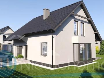 Nowoczesny dom 144 m² z garażem i dużą działką