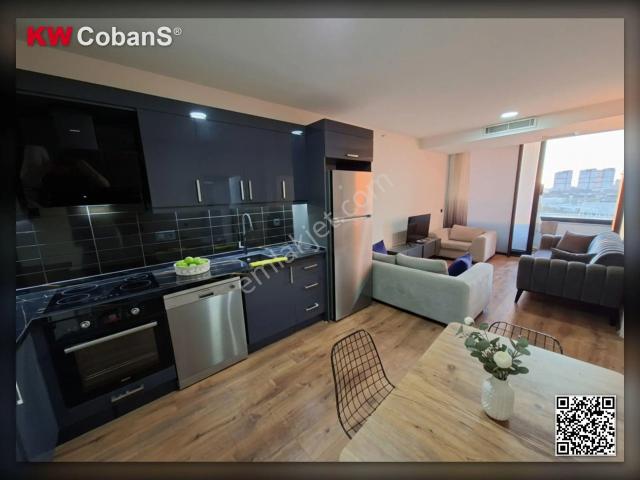 Kw Cobans'tan Konak Çınarlı'da İnci Tower'da Eşyalı 50 M² 1+1 Daire!